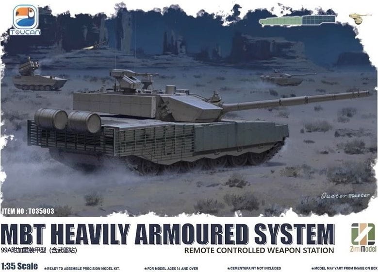 Zdjęcie główne produktu China MBT ZTZ-99A Heavily Armoured System and Remote Controlled Weapon Station 1:35 Zimi Model TC35003