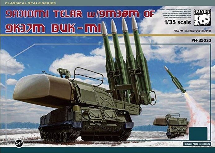 Zdjęcie główne produktu 9A310M1 Telar With 9M38M Of 9K37M BUK-M1 1:35 PANDA 35033