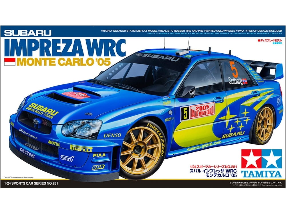 Zdjęcie główne produktu Subaru Impreza WRC (Monte Carlo '05) 1:24 Tamiya 24281