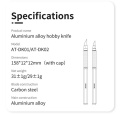 Zdjęcie dodatkowe produktu Nóż hobbystyczny z szerokim ostrzem DSPIAE AT-DK01