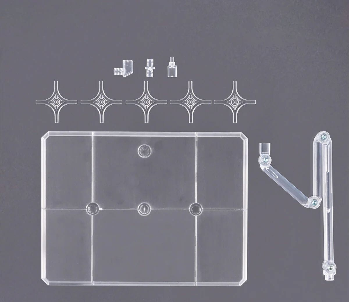 Zdjęcie dodatkowe produktu Podstawka Gunpla Action Base 8 Clear