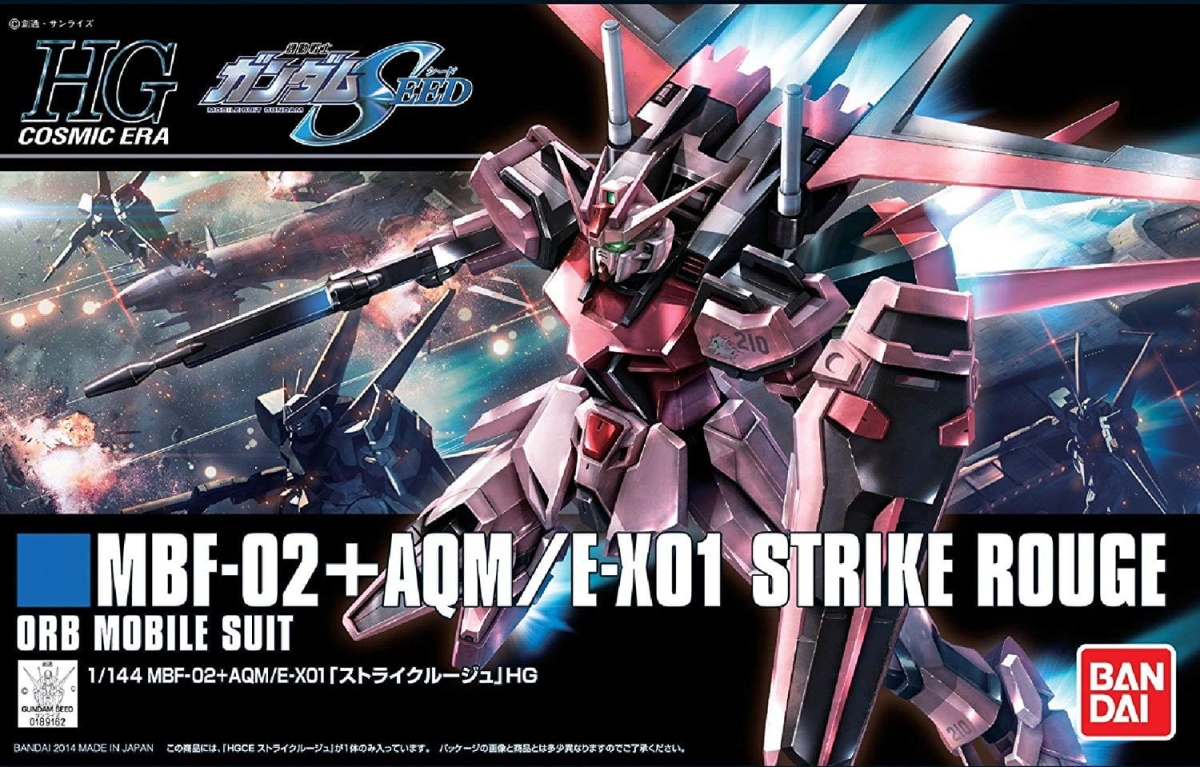 Zdjęcie główne produktu Gunpla MBF-02+AQM/E-X01 Strike Rouge HGCE 1:144