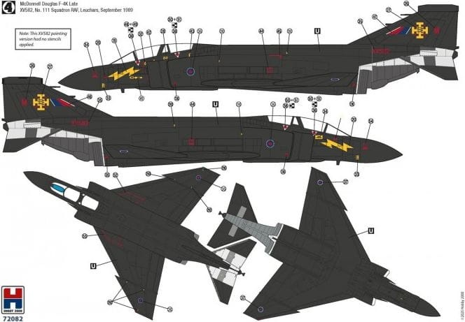Zdjęcie dodatkowe produktu F-4K Phantom FG.1 Late vol.2 1:72 Hobby 2000 72082