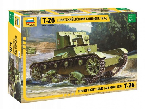 Radziecki czołg lekki T-26 Model 1932 1:35 Zvezda 3542