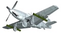 Zdjęcie dodatkowe produktu P-51B Mustang China/Burma/India 1:72 Arma Hobby 70075