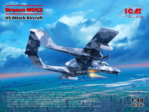 Bronco NOGS, US Attack Aircraft 1:48 ICM 48306