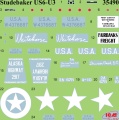 Zdjęcie dodatkowe produktu Pojazdy wojskowe USA z okresu II WŚ (G7117, Studebaker US6-U3, Studebaker US6-U5) 1:35 ICM DS3528