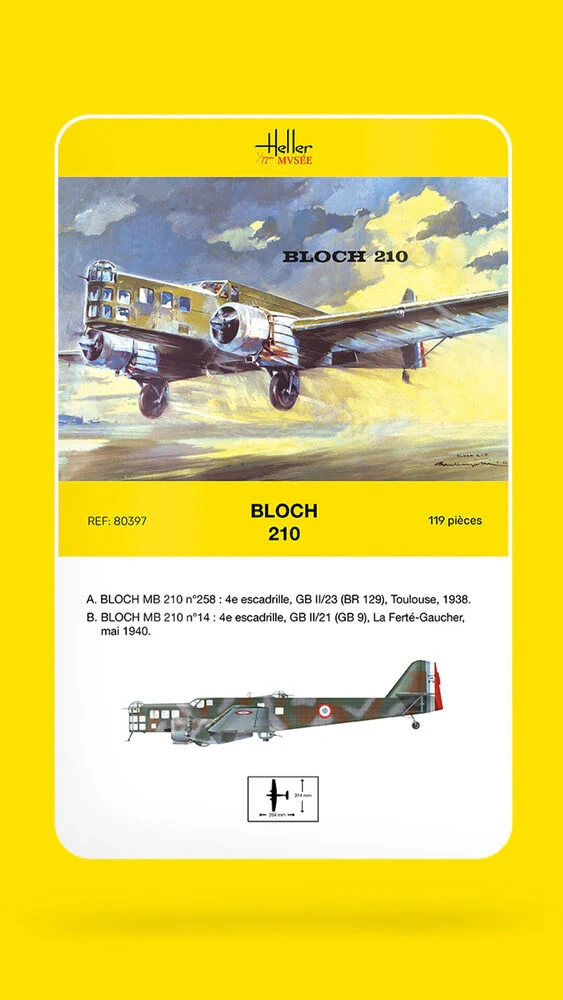 Zdjęcie dodatkowe produktu Bloch 210 1:72 Heller 80397