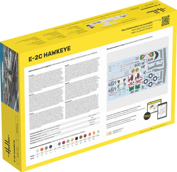Zdjęcie dodatkowe produktu E-2C Hawkeye Starter Kit 1:72 Heller 58300