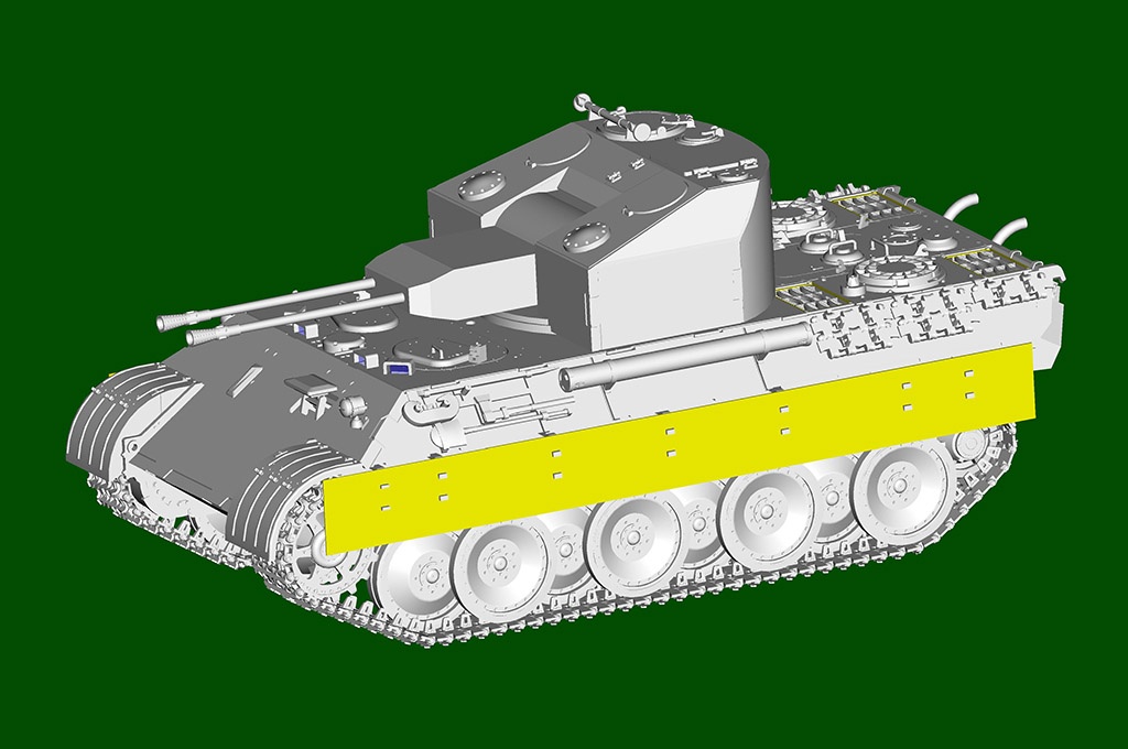 Zdjęcie dodatkowe produktu Niemiecki Flakpanzer V Ausf. A 1:35 Hobby Boss 84545