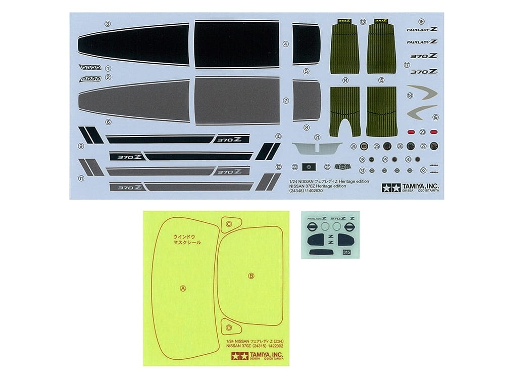 Zdjęcie dodatkowe produktu Nissan 370Z (Heritage edition) 1:24 Tamiya 24348