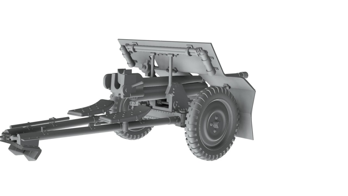 Zdjęcie dodatkowe produktu Bofors 37 mm Anti-Tank Gun 1:35 Thunder Models 35213