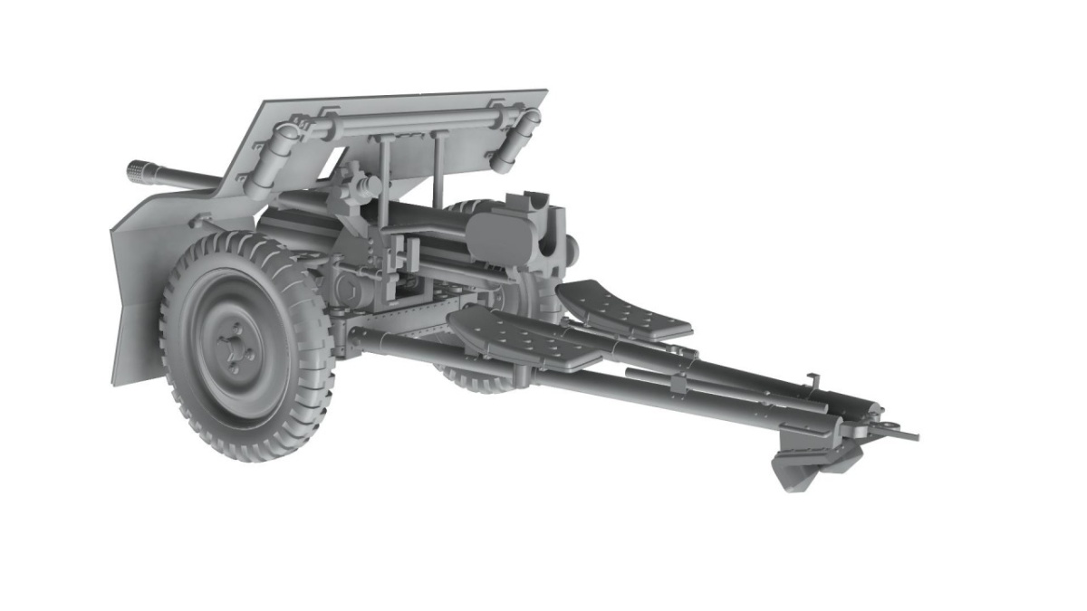 Zdjęcie dodatkowe produktu Bofors 37 mm Anti-Tank Gun 1:35 Thunder Models 35213