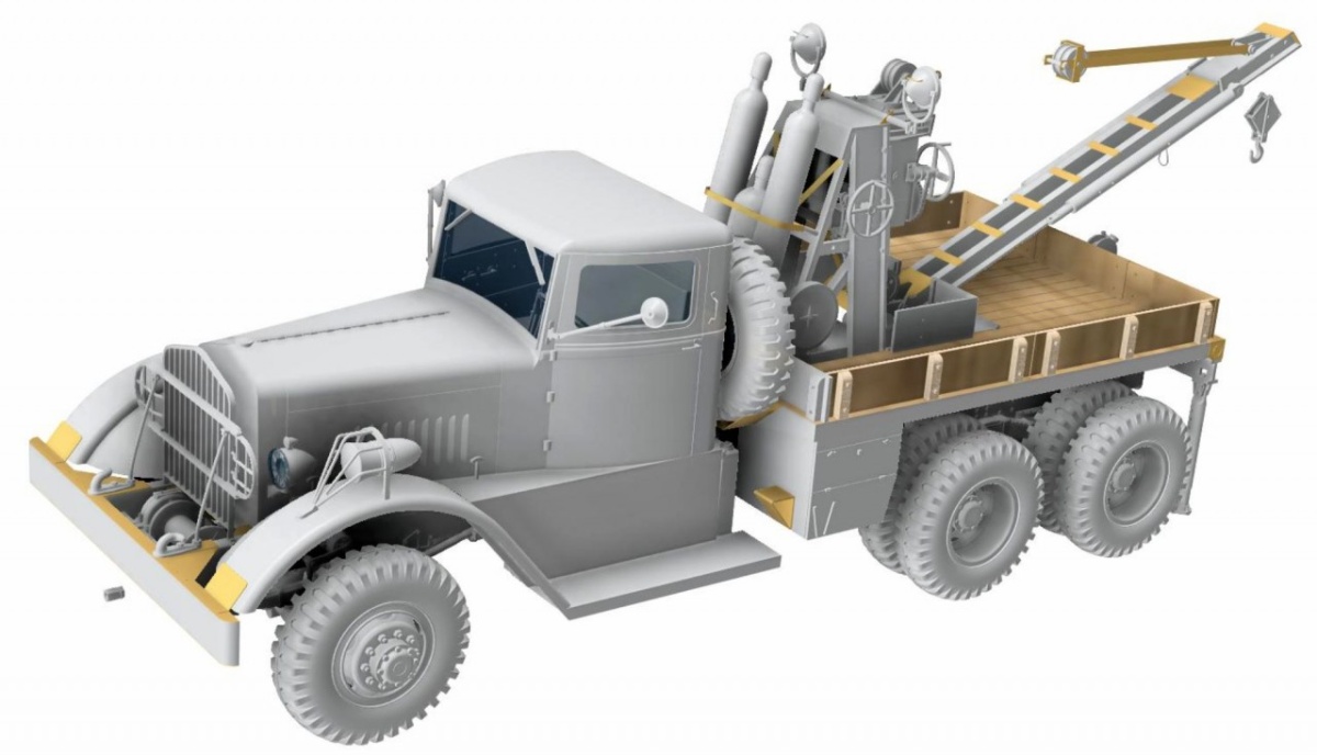 Zdjęcie dodatkowe produktu US Heavy Wrecker Ward Lafrance Model 1000 - Series 1 1:35 Thunder Models 35009