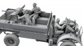 Zdjęcie dodatkowe produktu LRDG CMP F30 Truck w/ Ordnance 37 mm MKI Bofors Gun Limited Bonus Edition 1:35 Thunder Models 35312