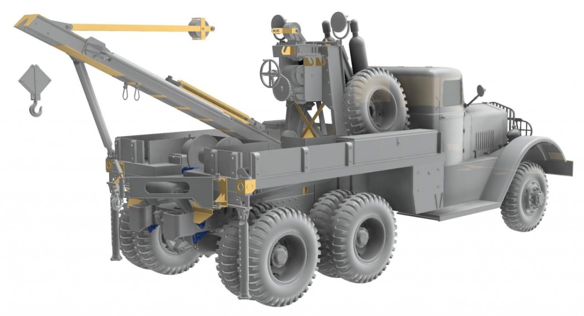 Zdjęcie dodatkowe produktu US Heavy Wrecker Ward Lafrance Model 1000 - Series 3 1:35 Thunder Models 35011