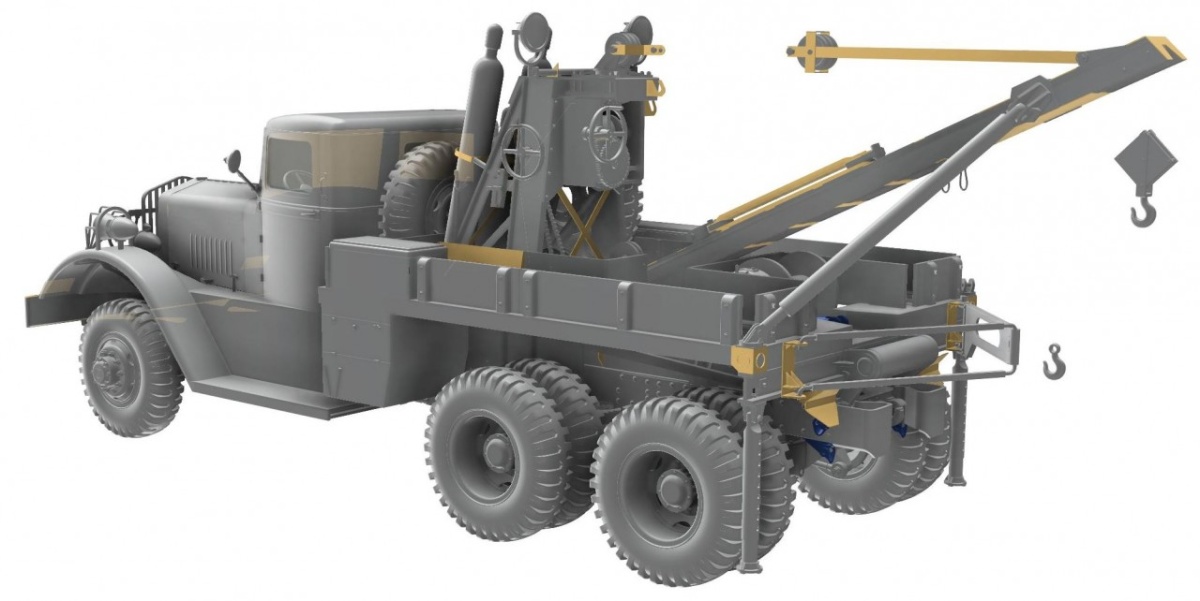 Zdjęcie dodatkowe produktu US Heavy Wrecker Ward Lafrance Model 1000 - Series 3 1:35 Thunder Models 35011