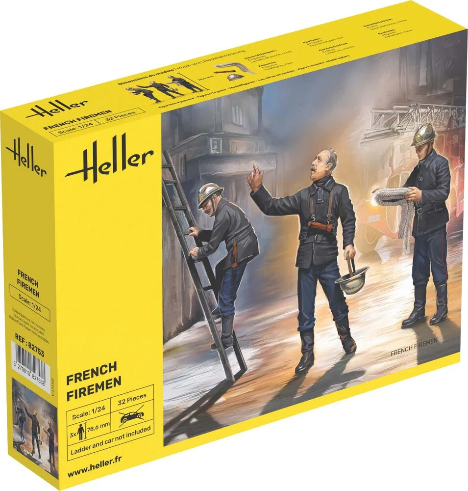 Zdjęcie główne produktu Francuscy Strażacy 1:24 Heller 82753