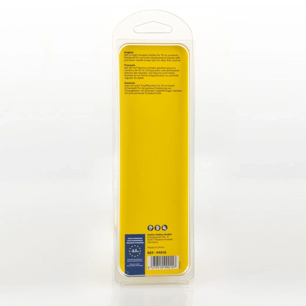 Zdjęcie dodatkowe produktu Butelki z zakraplaczem 10 ml (8 sztuk) Heller 99015