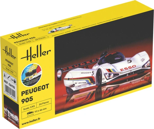 Peugeot 905 Starter Kit 1:43 Heller 56110