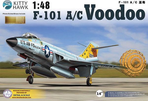 Zdjęcie główne produktu F-101 Voodoo 1:48 Kittyhawk 80115
