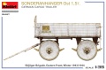 Zdjęcie dodatkowe produktu Sonderanhanger Ost 1.5t. German Cargo Trailer 1:35 MiniArt 35487