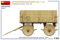 Zdjęcie dodatkowe produktu Sonderanhanger Ost 1.5t. German Cargo Trailer 1:35 MiniArt 35487