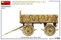 Zdjęcie dodatkowe produktu Sonderanhanger Ost 1.5t. German Cargo Trailer 1:35 MiniArt 35487