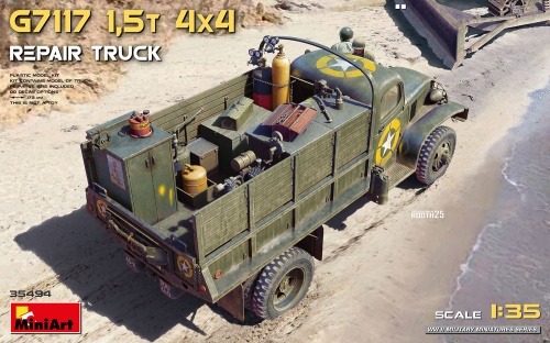 G7117 1,5T 4x4 Repair Truck 1:35 MiniArt 35494