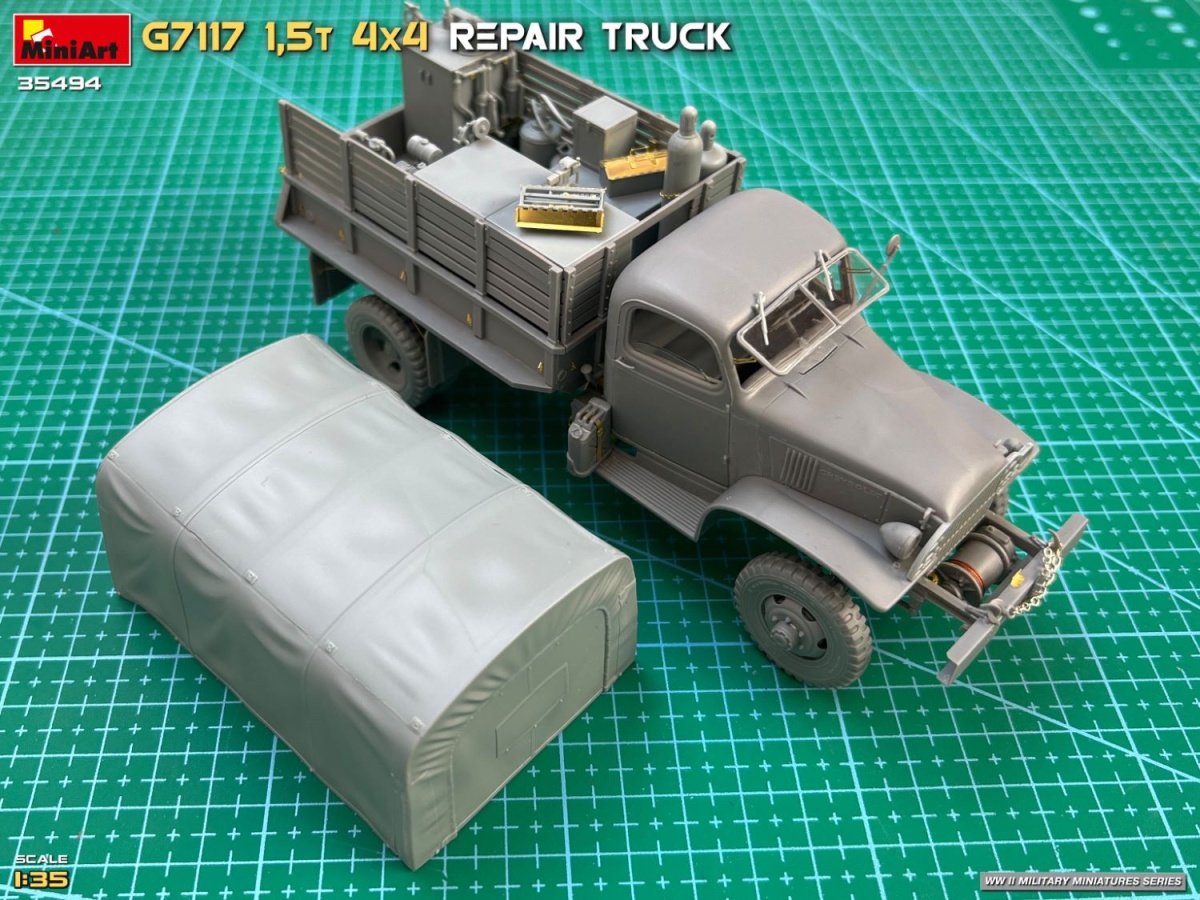 Zdjęcie dodatkowe produktu G7117 1,5T 4x4 Repair Truck 1:35 MiniArt 35494