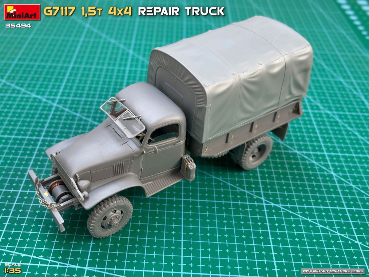 Zdjęcie dodatkowe produktu G7117 1,5T 4x4 Repair Truck 1:35 MiniArt 35494