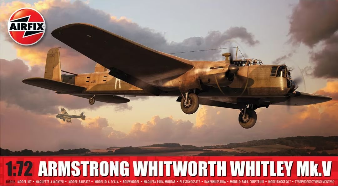 Zdjęcie główne produktu Armstrong Whitworth Whitley Mk.V 1:72 Airfix 08016