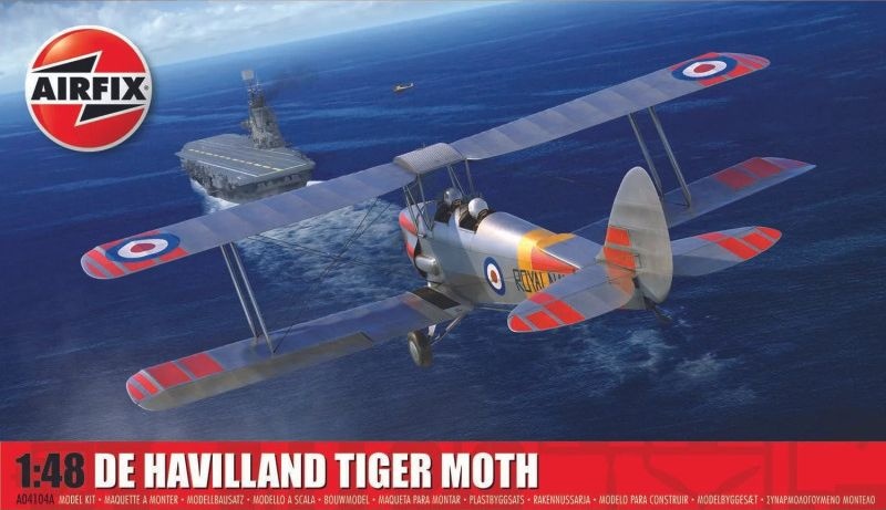 Zdjęcie główne produktu De Havilland Tiger Moth 1:48 Airfix 04104A