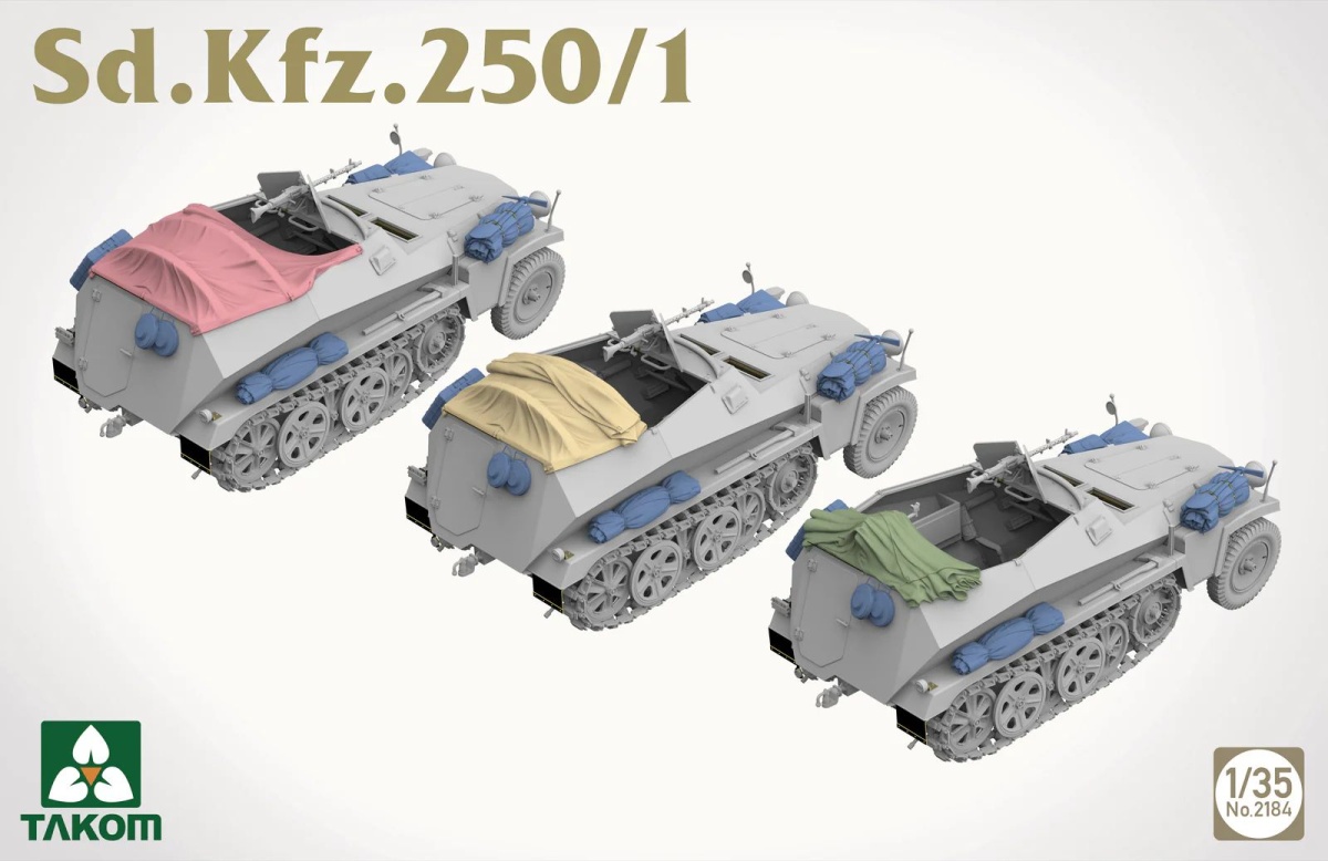 Zdjęcie dodatkowe produktu Sd.Kfz. 250/1 1:35 Takom 2184