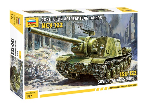 ISU-122 Soviet Tank Destroyer 1:72 Zvezda 5054