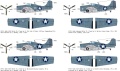 Zdjęcie dodatkowe produktu USN F4F-4 Bitwa o Midway 1:48 Academy 12355
