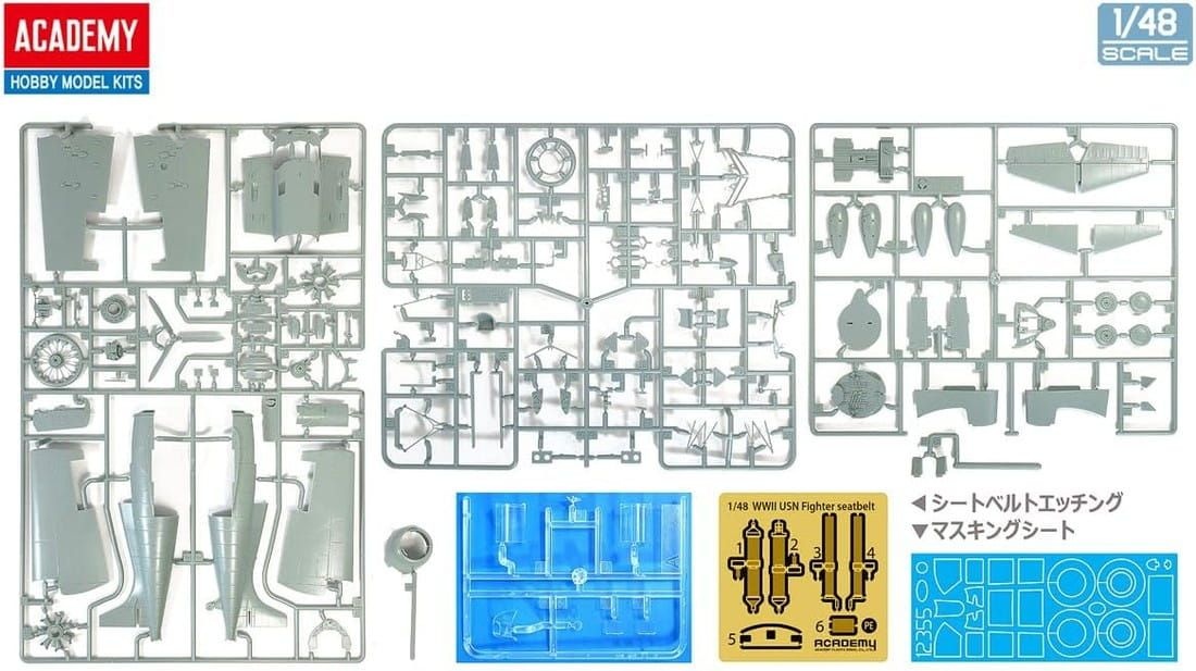 Zdjęcie dodatkowe produktu USN F4F-4 Bitwa o Midway 1:48 Academy 12355