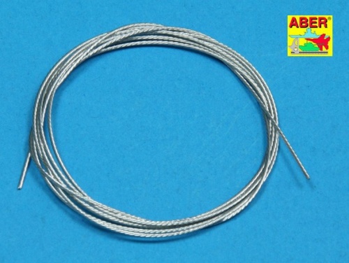 Linka stalowa na liny holownicze ø0,6mm, długość 1m ABER TCS06