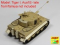Zdjęcie dodatkowe produktu Tylny wieżowy zasobnik do niemieckiego czołgu typu Tiger I, standardowy 1:35 ABER 35A102
