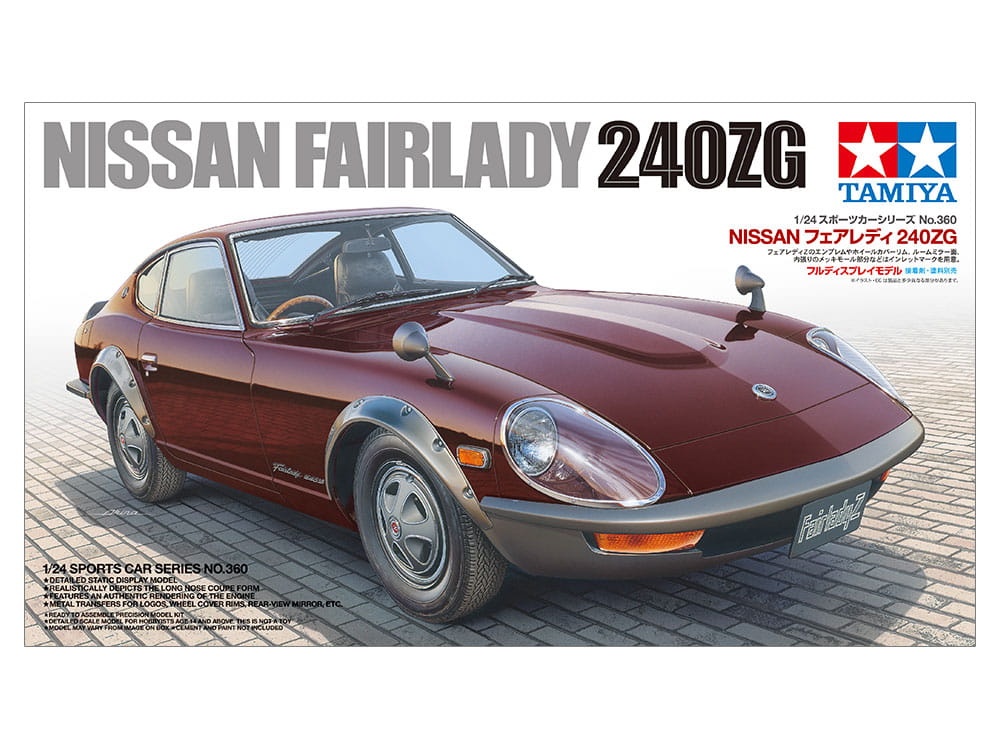 Zdjęcie główne produktu Nissan Fairlady 240ZG 1:24 Tamiya 24360