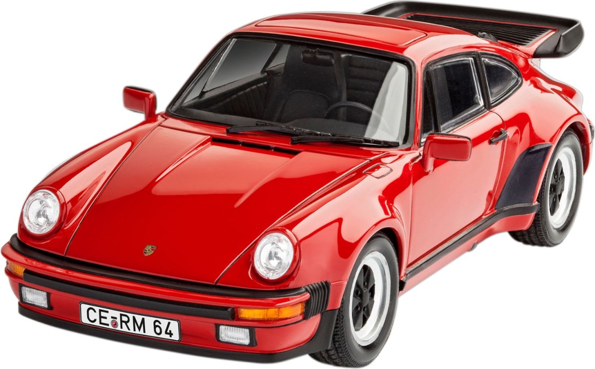Zdjęcie dodatkowe produktu Porsche 911 Turbo 50th Anniversary (Zestaw upominkowy) 1:24 Revell 05634