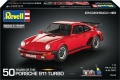 Zdjęcie dodatkowe produktu Porsche 911 Turbo 50th Anniversary (Zestaw upominkowy) 1:24 Revell 05634