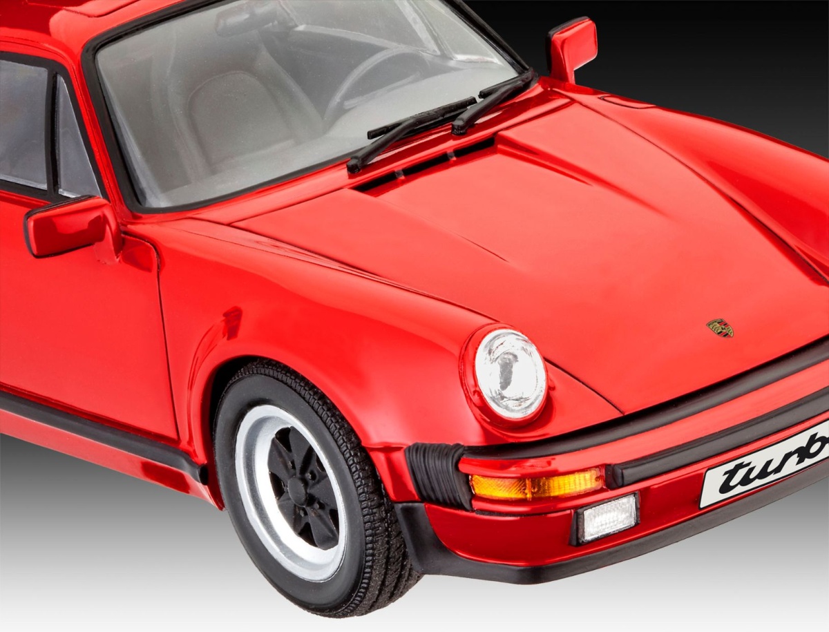 Zdjęcie dodatkowe produktu Porsche 911 Turbo 50th Anniversary (Zestaw upominkowy) 1:24 Revell 05634
