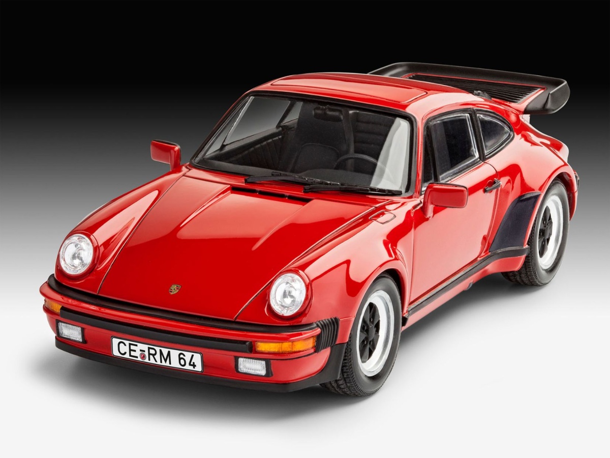 Zdjęcie dodatkowe produktu Porsche 911 Turbo 50th Anniversary (Zestaw upominkowy) 1:24 Revell 05634
