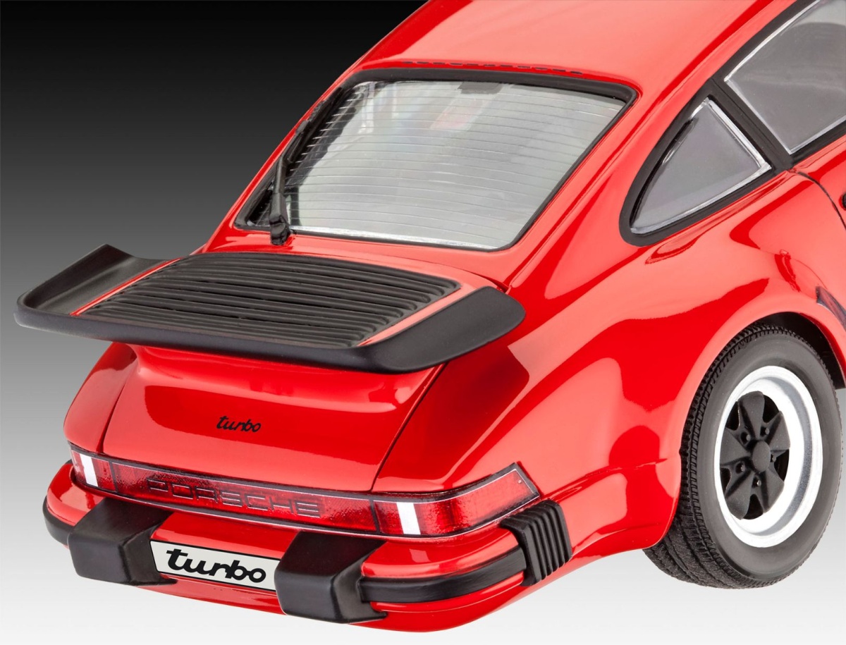 Zdjęcie dodatkowe produktu Porsche 911 Turbo 50th Anniversary (Zestaw upominkowy) 1:24 Revell 05634