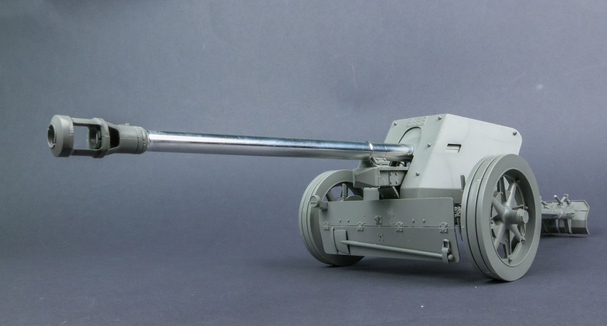 Zdjęcie dodatkowe produktu German 7,5cm Pak 40 (mid/late) 1:16 Das Werk 16020