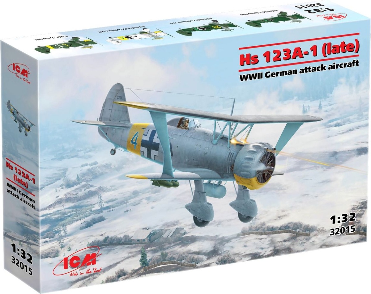 Zdjęcie dodatkowe produktu Hs 123A-1 (późny) 1:32 ICM 32015