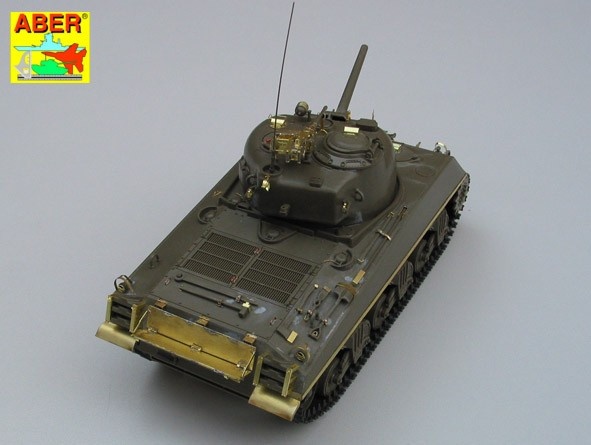 Zdjęcie dodatkowe produktu Elementy fototrawione: amerykański czołg średni Sherman M4, M4A1, M4A3 1:35 ABER 35032