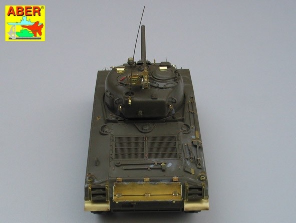 Zdjęcie dodatkowe produktu Elementy fototrawione: amerykański czołg średni Sherman M4, M4A1, M4A3 1:35 ABER 35032