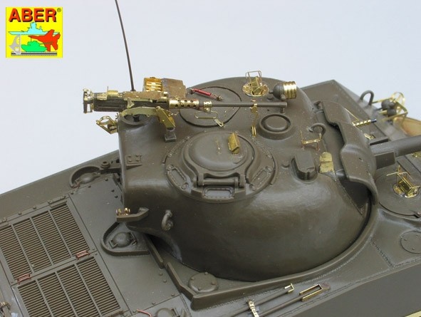Zdjęcie dodatkowe produktu Elementy fototrawione: amerykański czołg średni Sherman M4, M4A1, M4A3 1:35 ABER 35032